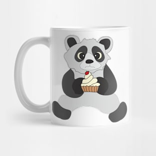 Panda with cupcake Mug